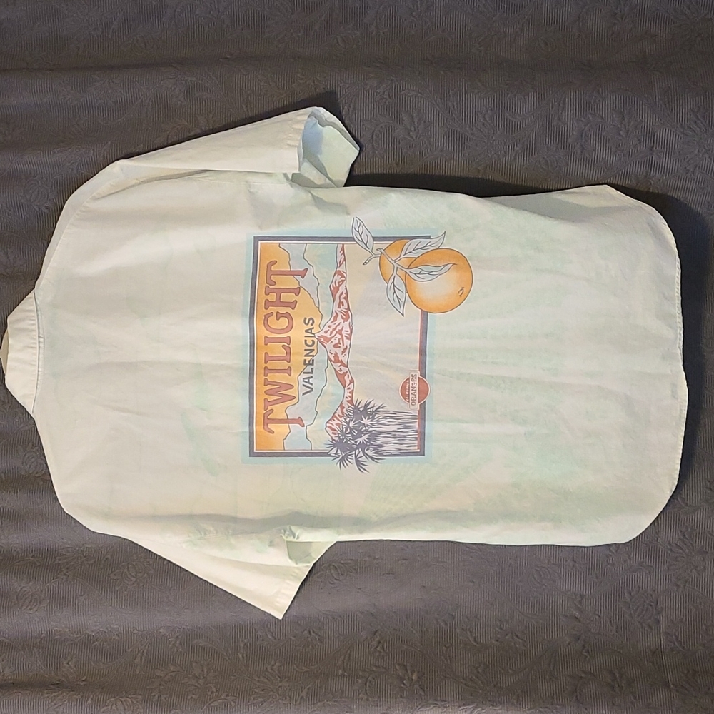 🌸Kennington Rare Vintage Twilight Valencias Shirt,M - Picture 3 of 4